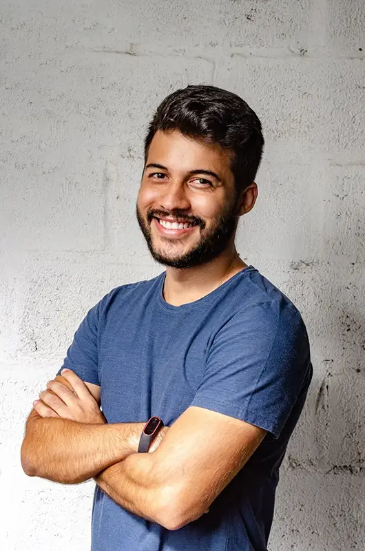 Man smiling